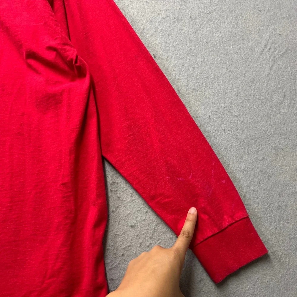 Harley Davidson 100th Anniversary Milwaukee Long Sleeve Shirt Red Mens Medium
